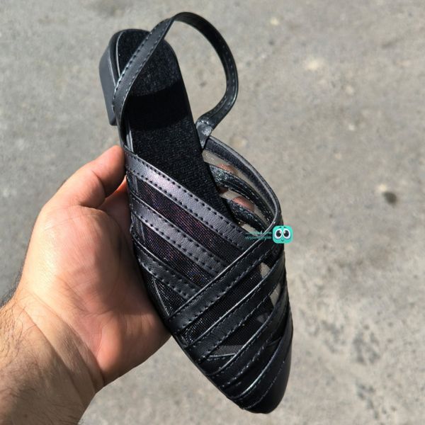 صندل زنانه و دخترانه ونیز رنگ مشکی