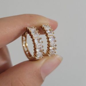 گوشواره سفید نگینی کد 14425