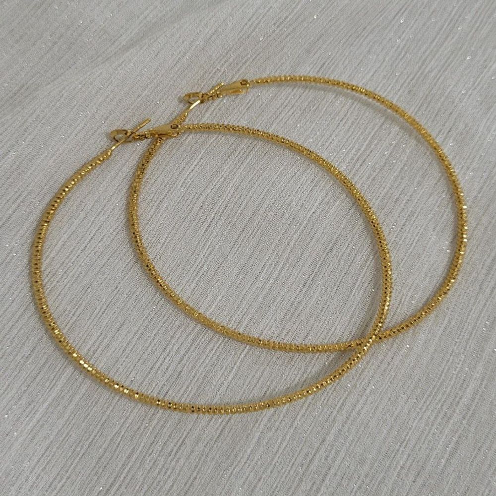 خرید اینترنتی قیمت گوشواره دایره سایز درشت کد 14705