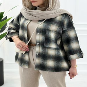 خرید اینترنتی قیمت شکت چهارخونه زنانه