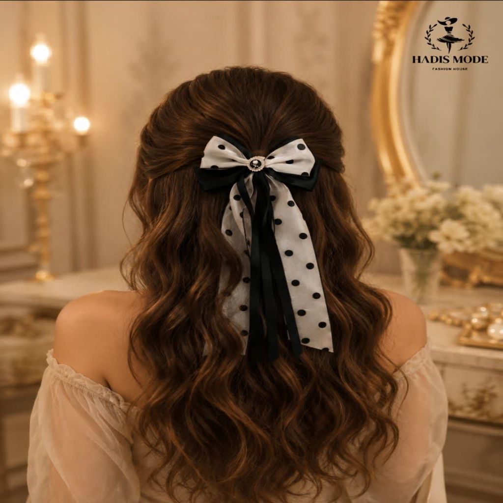 خرید اینترنتی قیمت گلسر پاپیونی پینترستی دخترانه زنانه 013