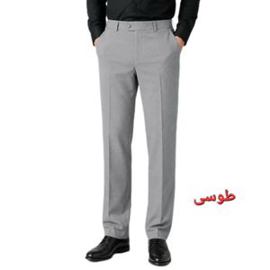 شلوار مردانه پارچه ای مجلسی طوسی