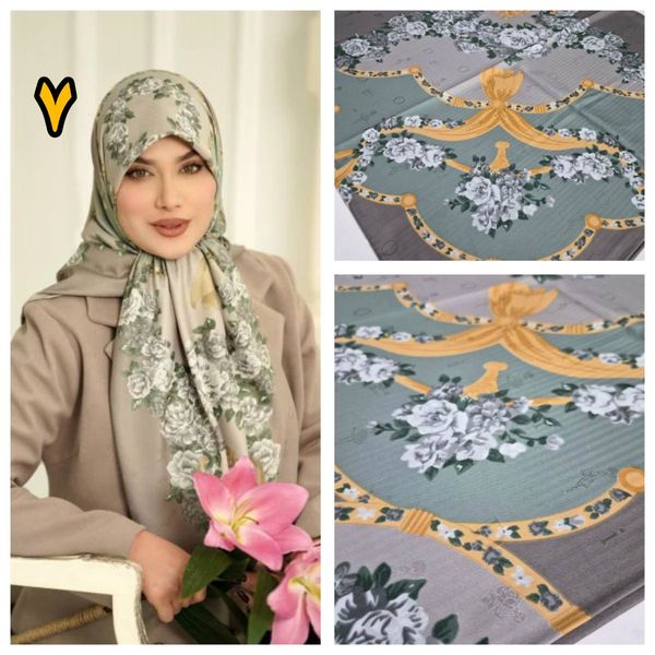روسری ابریشم ژاکارد درجه یک مجلسی