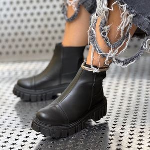 خرید انلاین نیم بوت ستایش زیره لژدار کد 1338