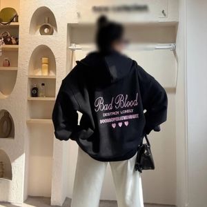 فروش اینترنتی سویشرت کلاهدار خفن Bad blood زنانه