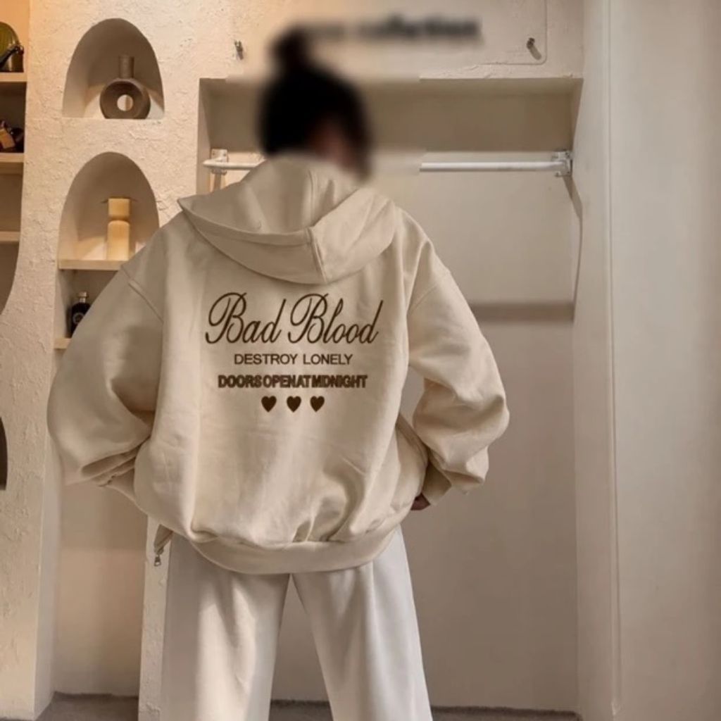 قیمت سویشرت کلاهدار خفن Bad blood زنانه