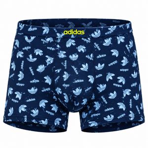 شورت پادار مردانه نخ پنبه اعلا طرح آدیداس Adidas رنگ سرمه ای