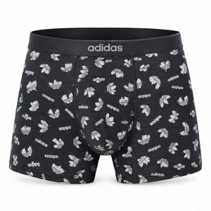 شورت پادار مردانه نخ پنبه اعلا طرح آدیداس Adidas رنگ خاکستری