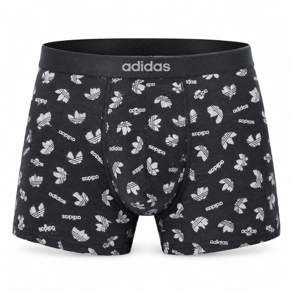 شورت پادار مردانه نخ پنبه اعلا طرح آدیداس Adidas رنگ خاکستری