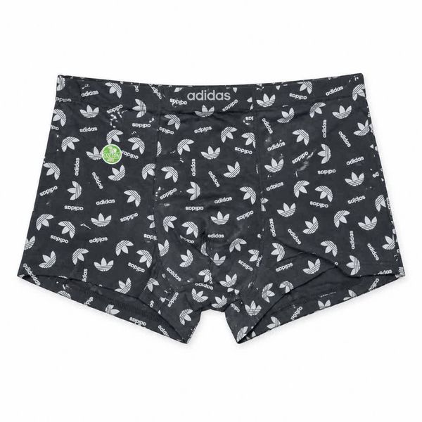 شورت پادار مردانه نخ پنبه اعلا طرح آدیداس Adidas رنگ خاکستری
