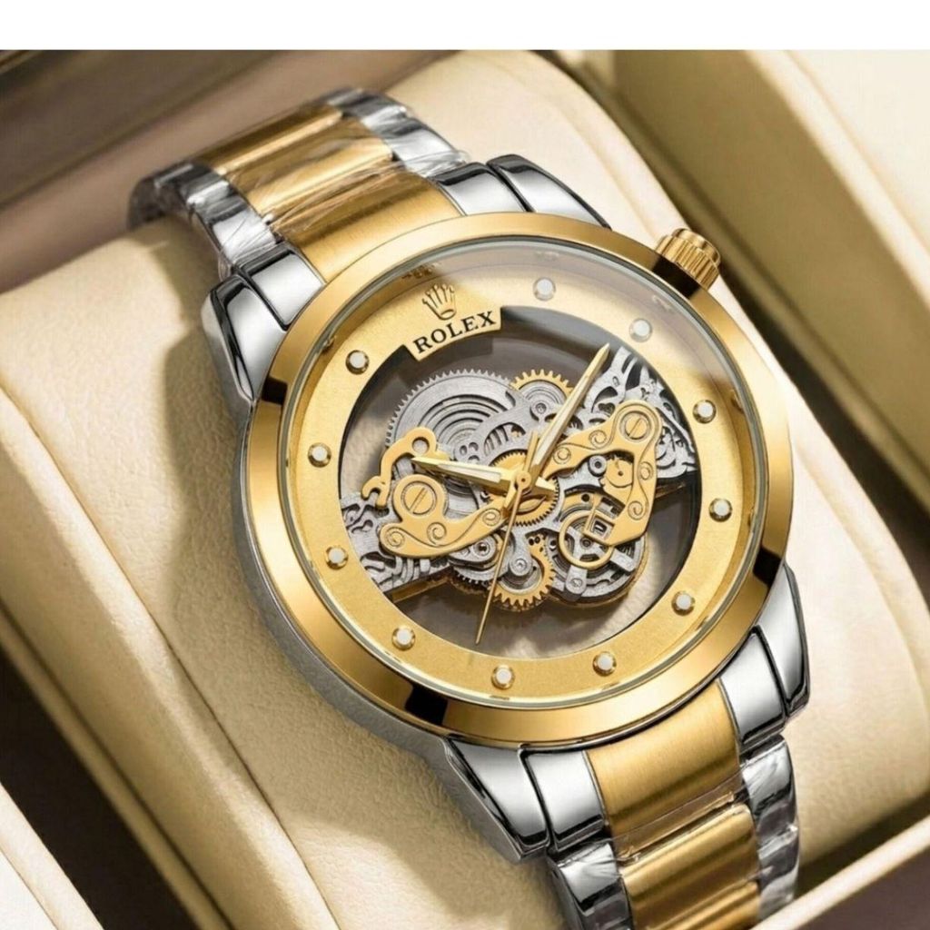 فروش اینترنتی ساعت مچی مردانه رولکس Rolex صفحه نمایش چرخ دنده ای