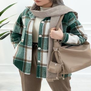 شکت چهارخونه پاییزی زنانه فریال