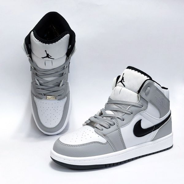 کتانی نایک جردن وان ساقدار طوسی سفید Nike Jordan one