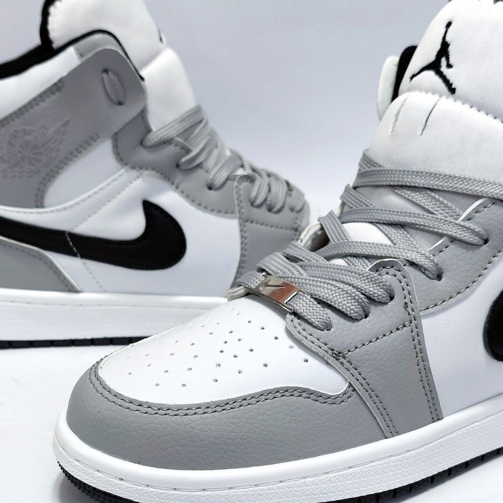 خرید انلاین کتانی نایک جردن وان ساقدار سفید طوسی Nike Jordan one