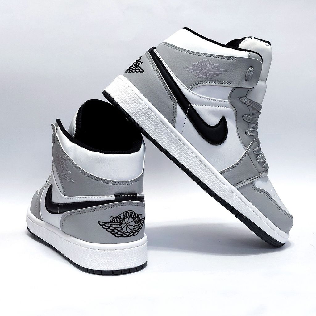 خرید آنلاین کتانی نایک جردن وان ساقدار سفید طوسی Nike Jordan one