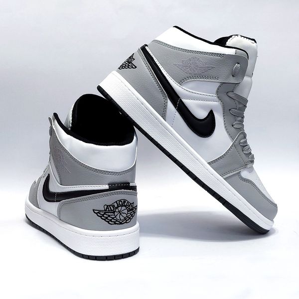 کتانی نایک جردن وان ساقدار طوسی سفید Nike Jordan one