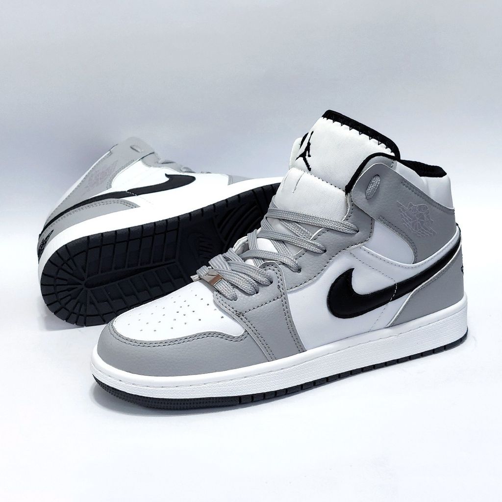 مشخصات کتانی نایک جردن وان ساقدار سفید طوسی Nike Jordan one
