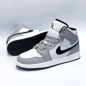 مشخصات کتانی نایک جردن وان ساقدار سفید طوسی Nike Jordan one