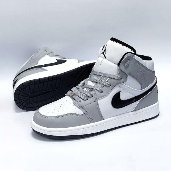 کتانی نایک جردن وان ساقدار طوسی سفید Nike Jordan one