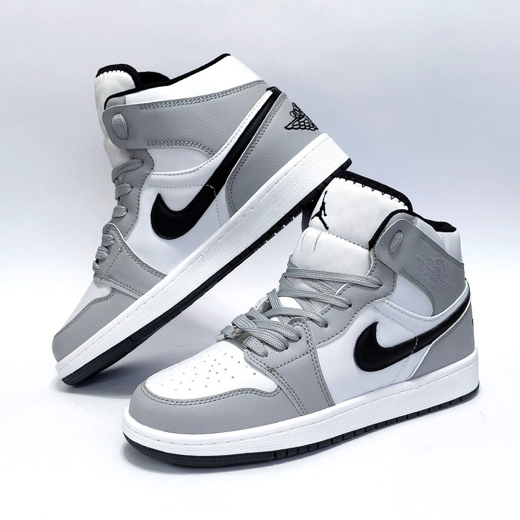 فروش اینترنتی کتانی نایک جردن وان ساقدار سفید طوسی Nike Jordan one