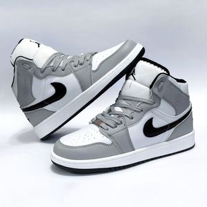 قیمت کتانی نایک جردن وان ساقدار سفید طوسی Nike Jordan one