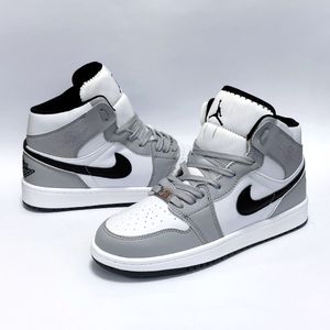 مشخصات کتانی نایک جردن وان ساقدار سفید طوسی Nike Jordan one
