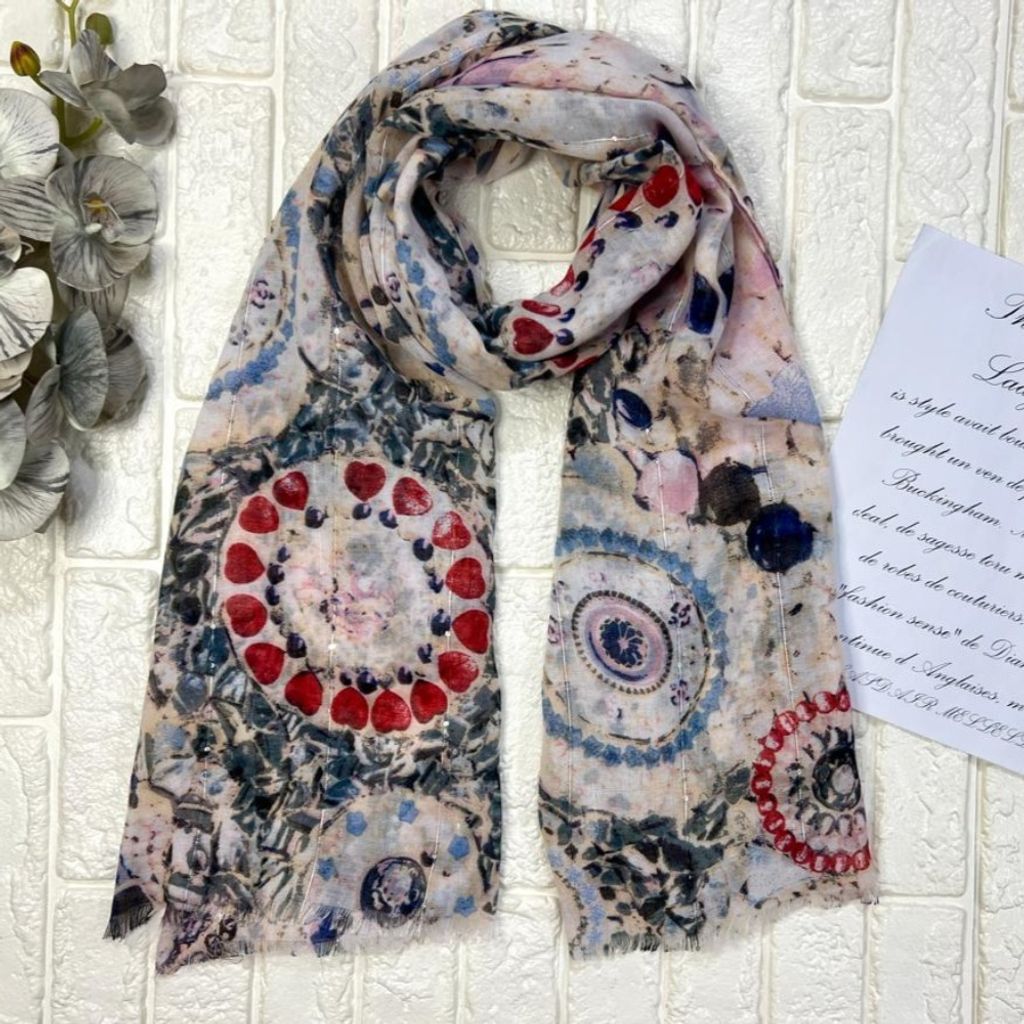 خرید اینترنتی شال نخی دخترانه