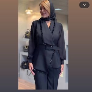 قیمت ارزان کت و شلوار زنانه مجلسی طرح نگاه