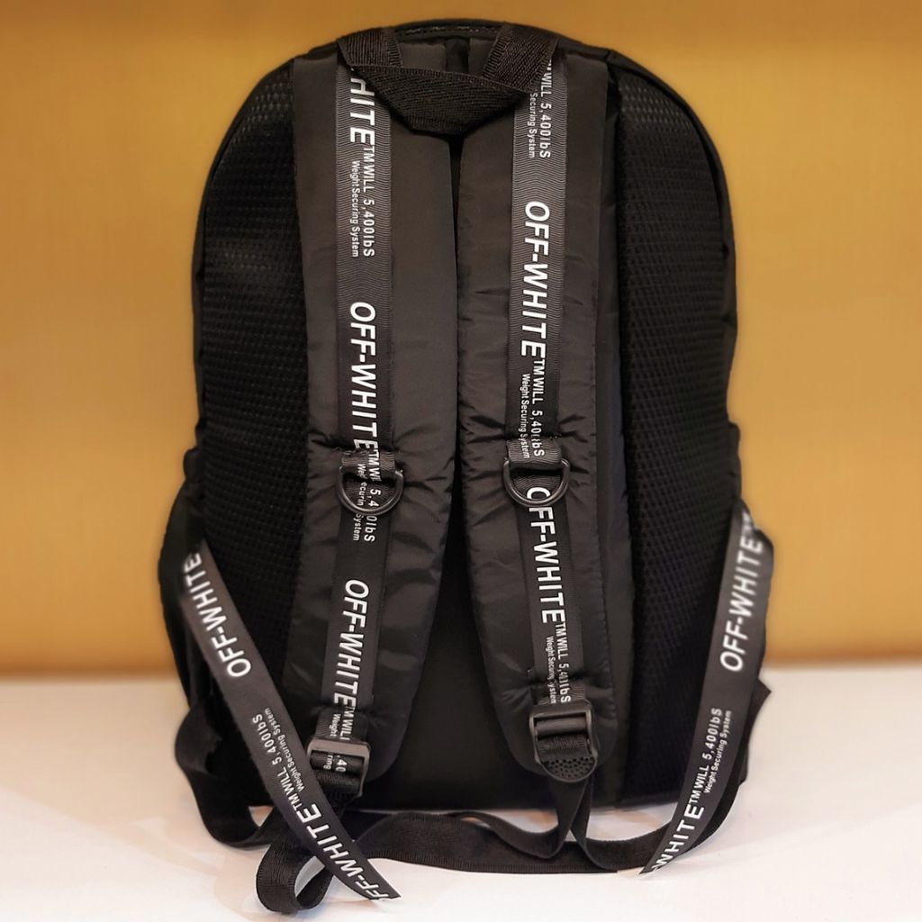 خرید اینترنتی کوله پشتی off White مشکی