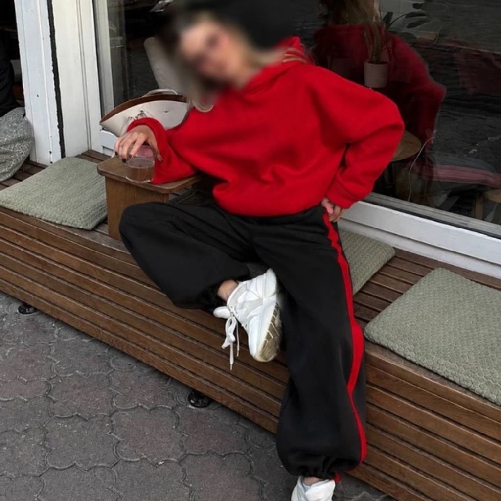 خرید اینترنتی ست هودی شلوار زمستانه زنانه