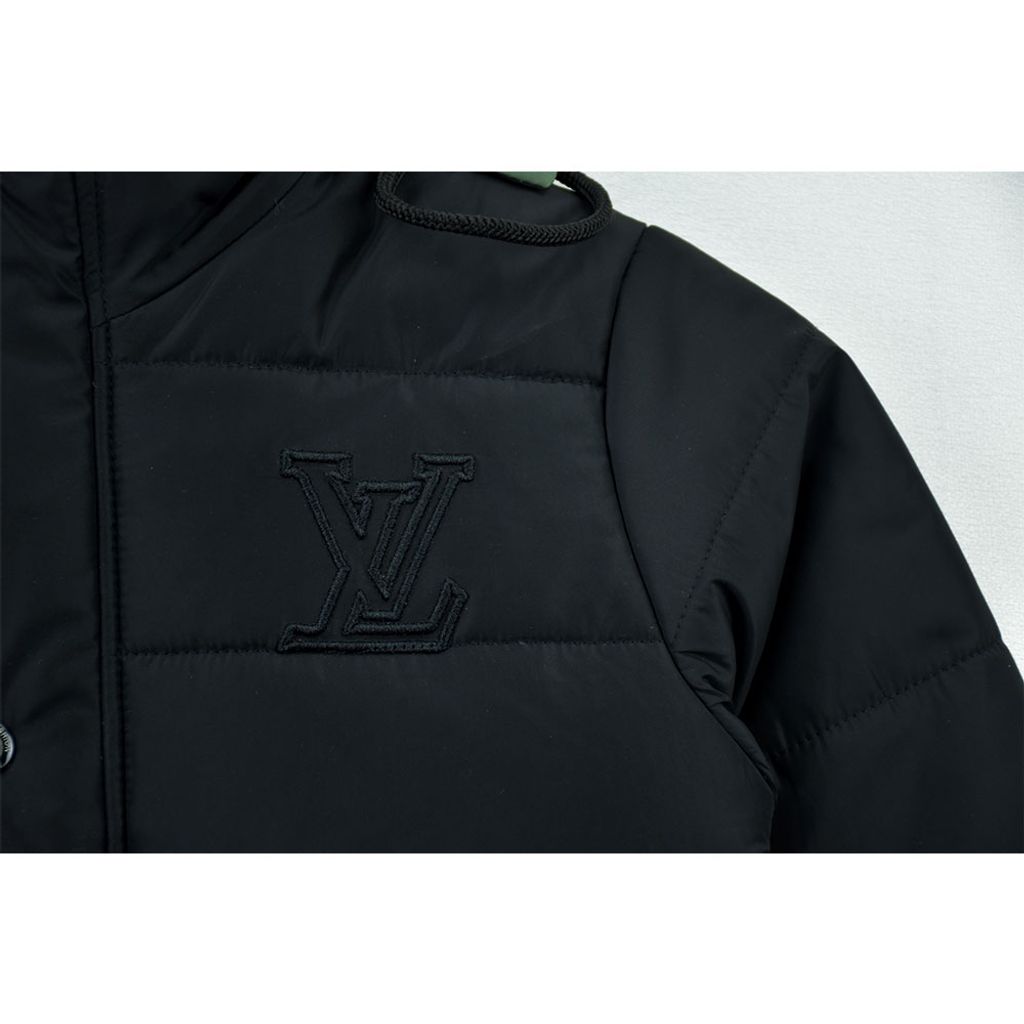 خرید اینترنتی قیمت کاپشن پسرانه LV مشکی کد 11930