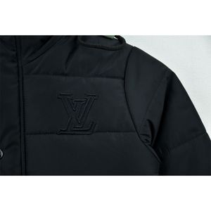 خرید اینترنتی قیمت کاپشن پسرانه LV مشکی کد 11930