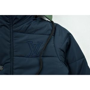 خرید اینترنتی قیمت کاپشن پسرانه LV سورمه ای کد 11930
