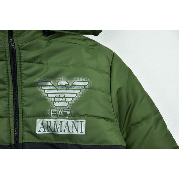 کاپشن پسرانه ARMANY سبز ارتشی کد 10464