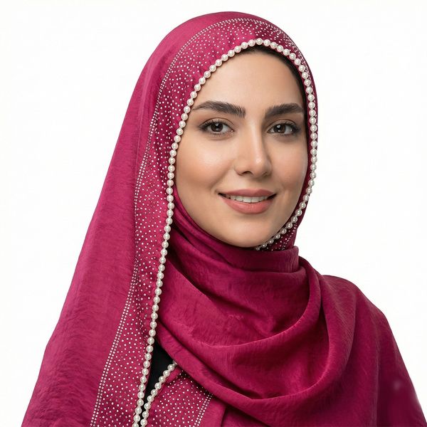 شال مرواریدی زنانه کد 9077