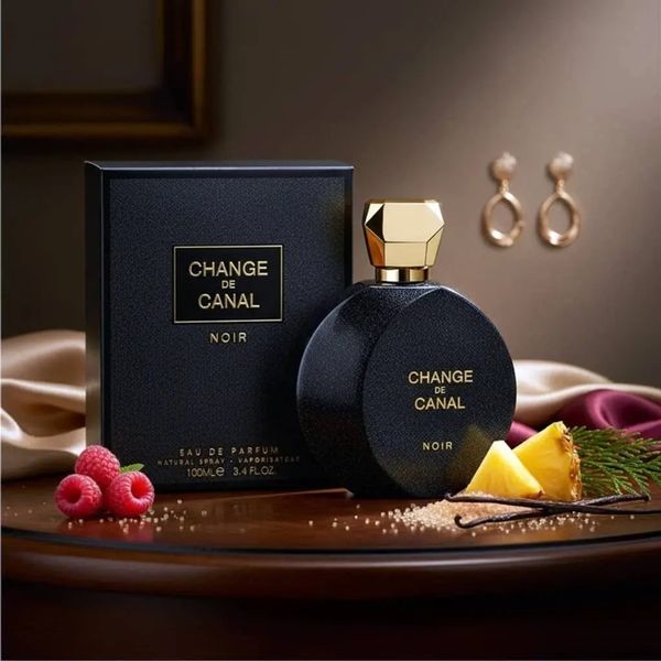 عطر ادکلن زنانه چنج د کانال نویر فراگرنس ورد گرم و شیرین لوکس حجم 100 میل