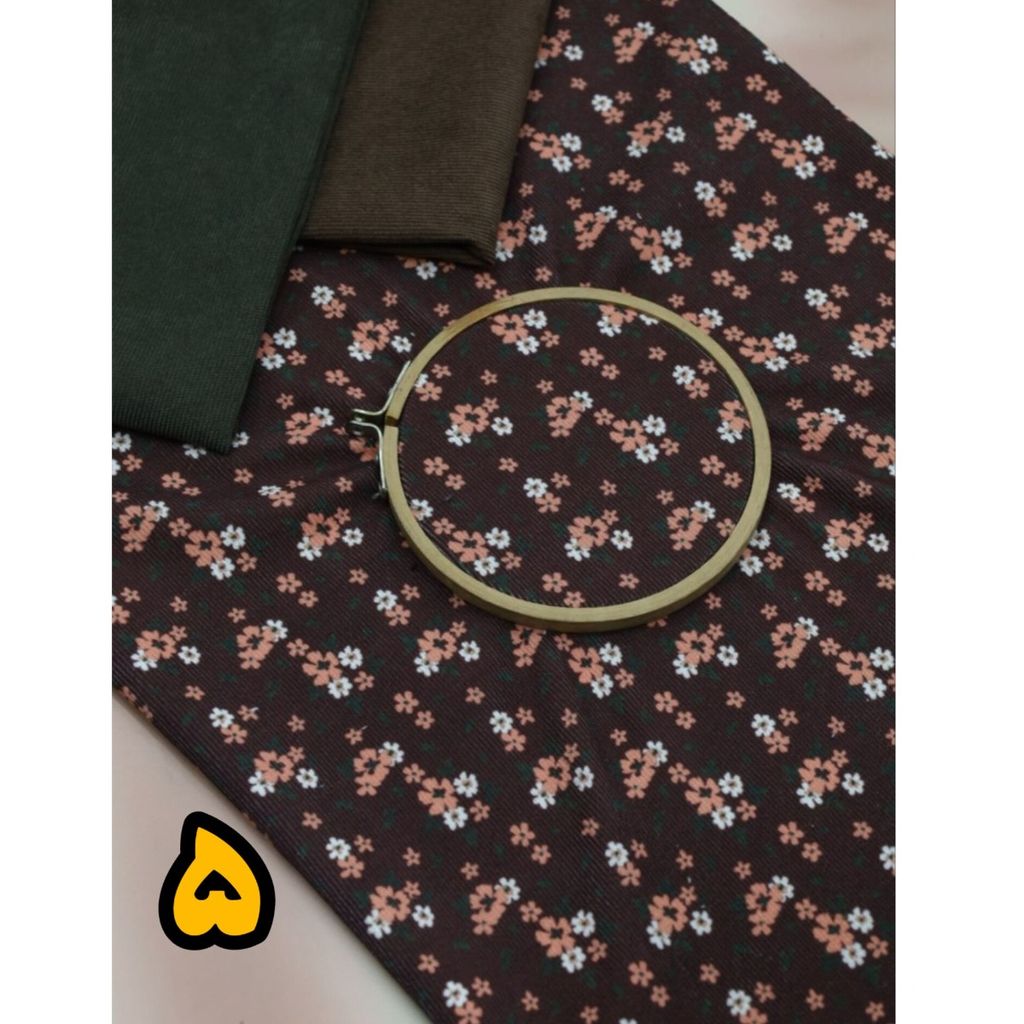 فروش اینترنتی پارچه مخمل کبریتی طرحدار