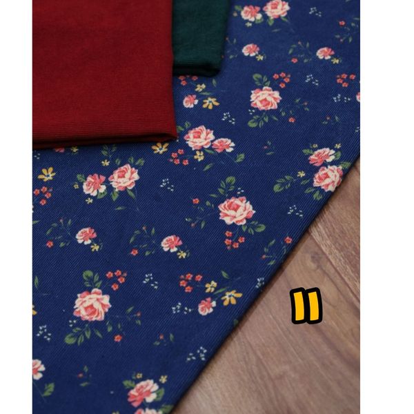 پارچه مخمل کبریتی طرحدار
