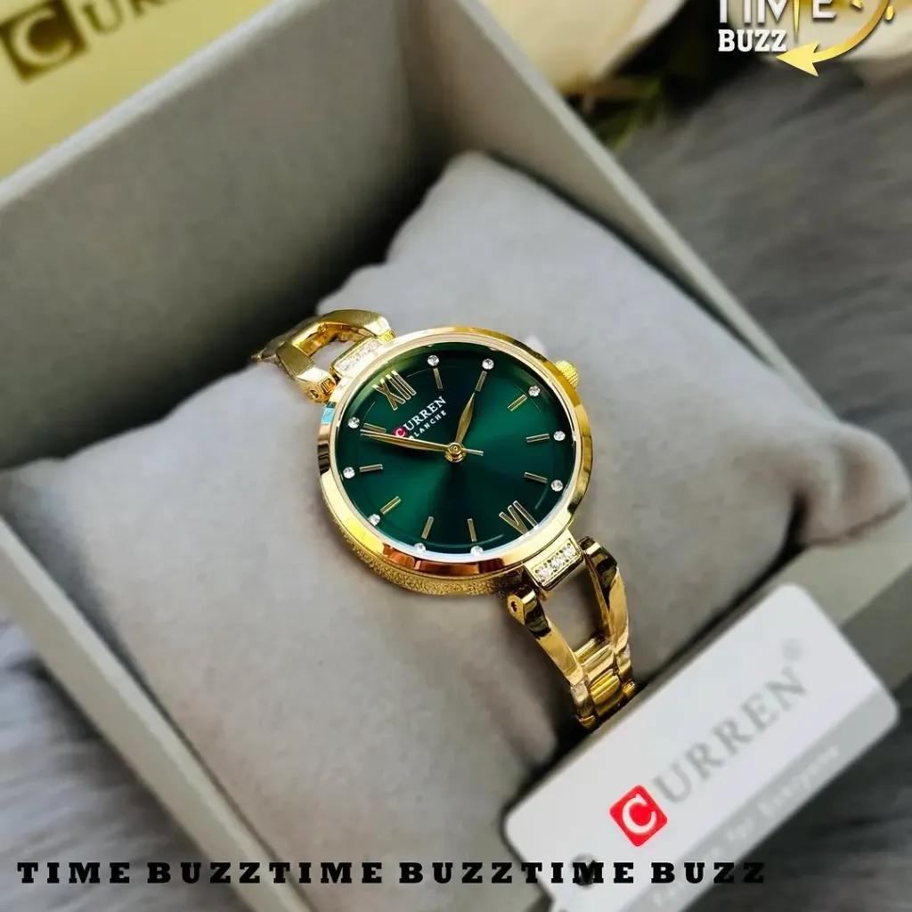 خرید آنلاین ساعت مچی زنانه کارن مدل CURREN 9092 ضدآب بند استیل اورجینال ضدآب