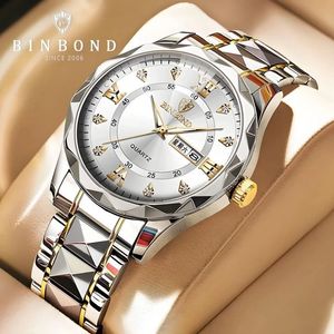 فروش اینترنتی ساعت مچی مردانه زنانه بین باند binbond بینبند اورجینال دو تقویم سفید