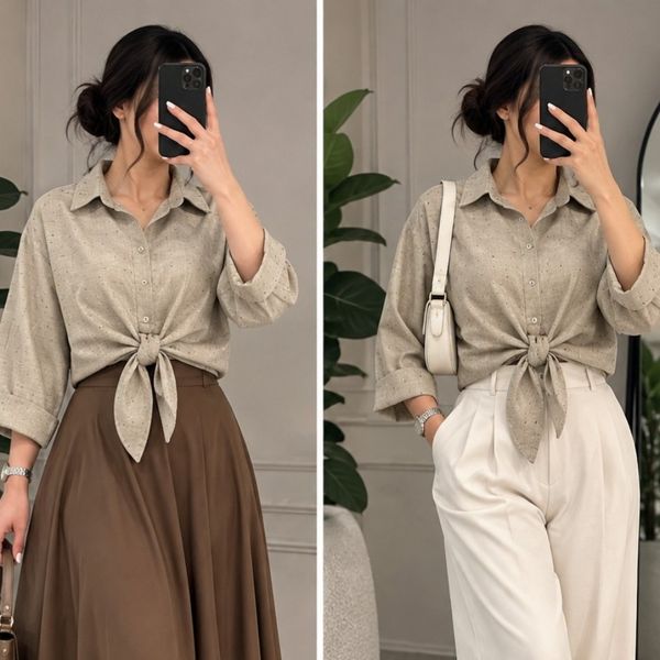 شومیز گره ای