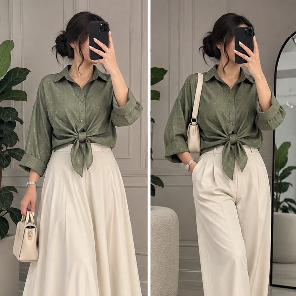 شومیز گره ای