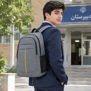 قیمت ارزان کوله پشتی طوسی CAT مدل Maham