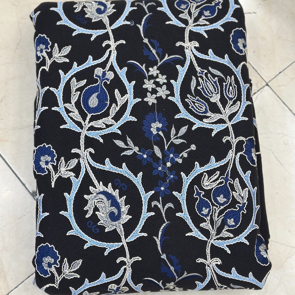 خرید اینترنتی فوتر گل کوردینگ  گلدوزی