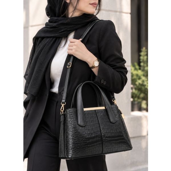 کیف زنانه چرم طبیعی مدل لیان