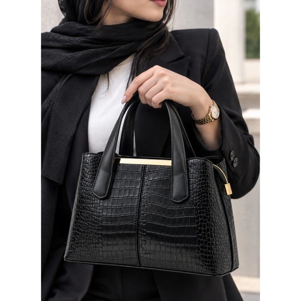 کیف زنانه چرم طبیعی مدل لیان