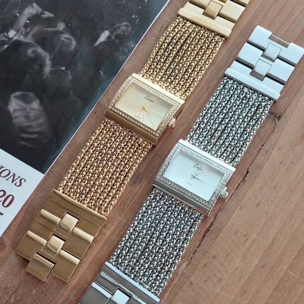 قیمت ساعت زنانه کاکاچی cacaxi اورجینال بند زنجیری طلایی