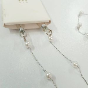 خرید آنلاین بند عینک زنجیر استیل ، کار شده با مروارید ، بسیار کاربردی و مینیمال