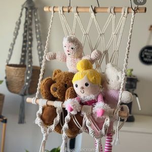 هولدر عروسک مکرومه کرلی