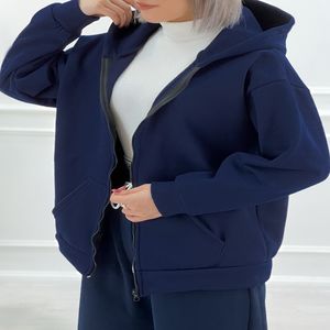 خرید اینترنتی قیمت سویشرت زیپدار زنانه کلاهدار دورس توکرک